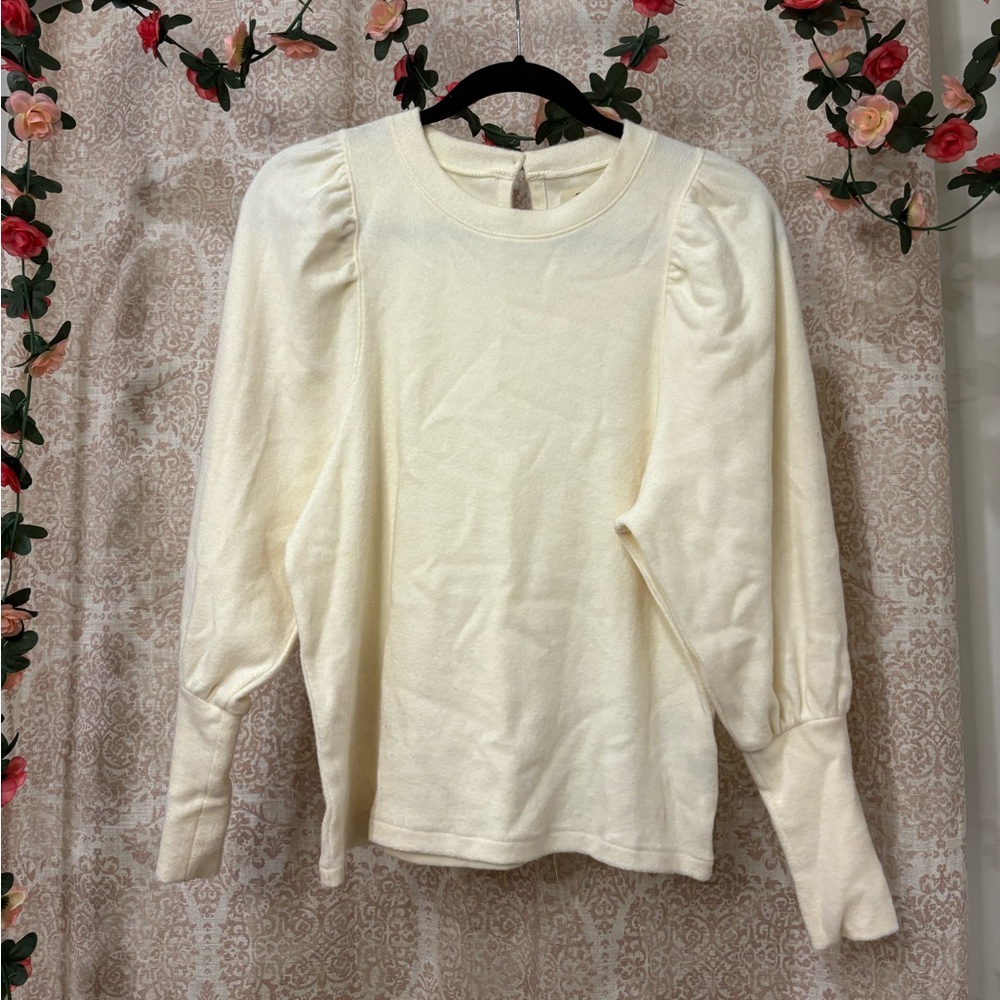 Elegant Cream Women's Top